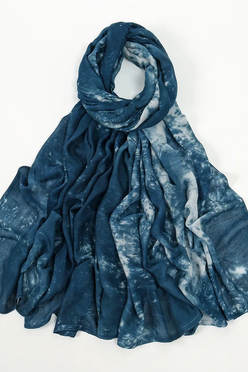 Alzubra Tie-Dye Patterned Scarves(12 Colors)