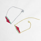 Crystal Watermelon Pendant Necklace and Bracelet (2 Colors)