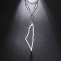 Palestine flag-inspired necklace (2 styles)