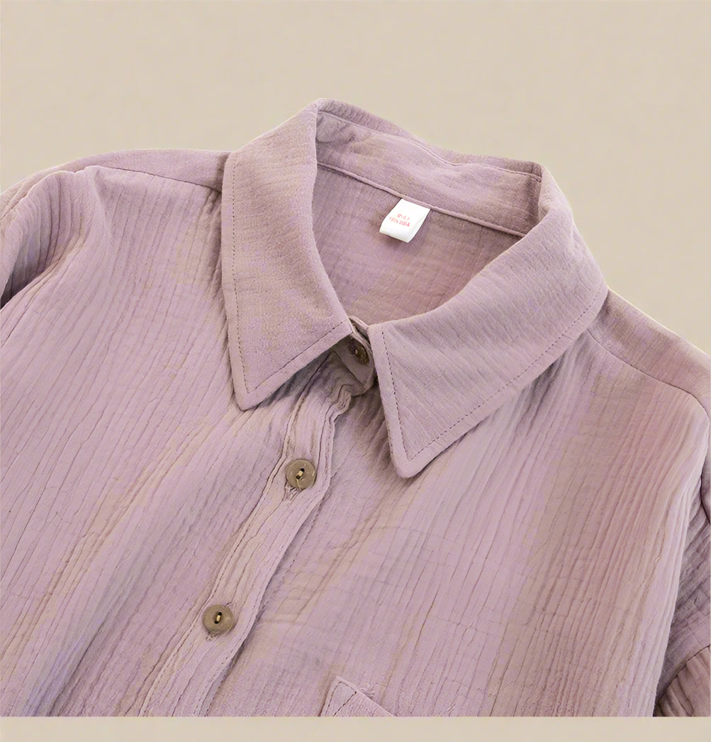 Ghizlan Cotton modest tunic shirt - Everyday Light shirt