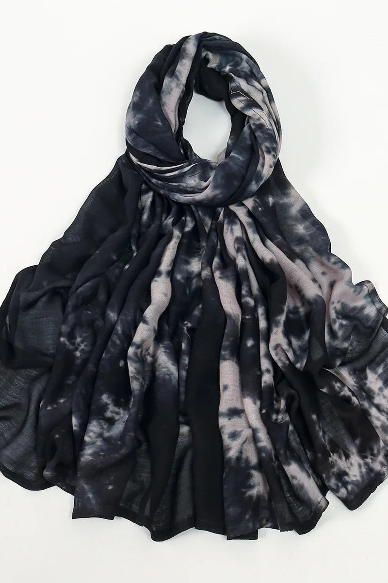 Alzubra Tie-Dye Patterned Scarves(12 Colors)