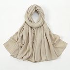 Warda wrinkle hijab(29 Colors)