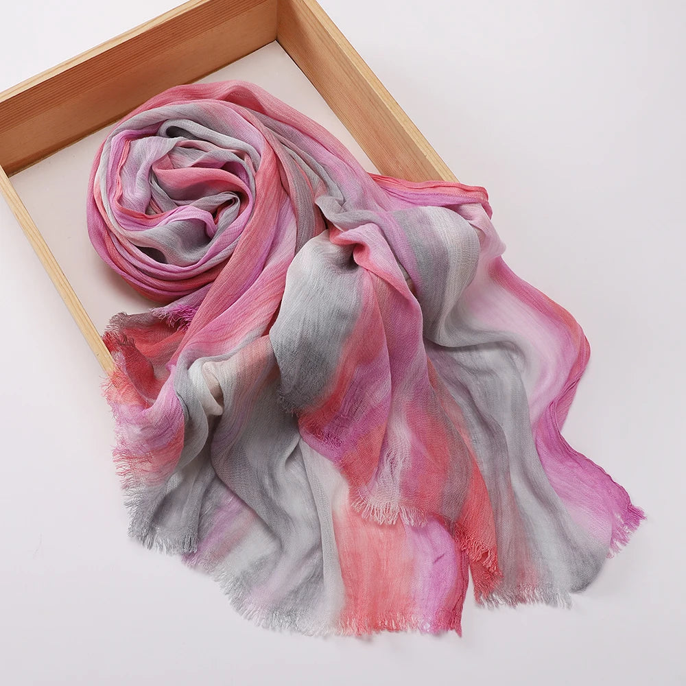 Lubana Tie-Dye Crinkle Modal Hijabs