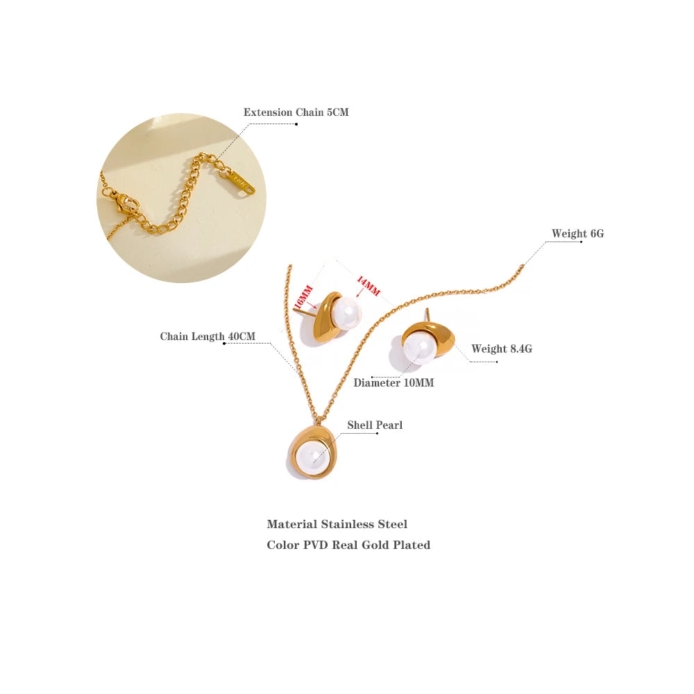 Kayla Earrings+ Necklace