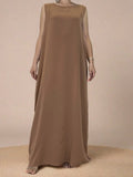 Sleeveless Abaya Inner maxi dress (Non- sheer) (12 colors)
