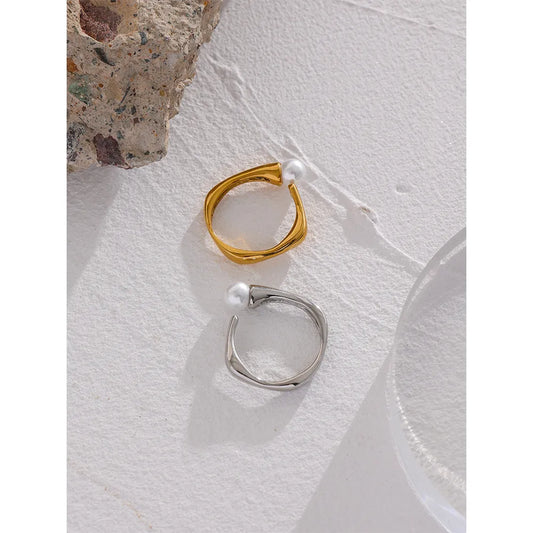 Athena Square Geometric Ring (2 Colors)