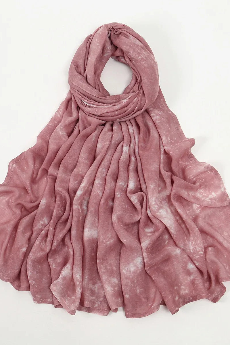 Alzubra Tie-Dye Patterned Scarves(12 Colors)