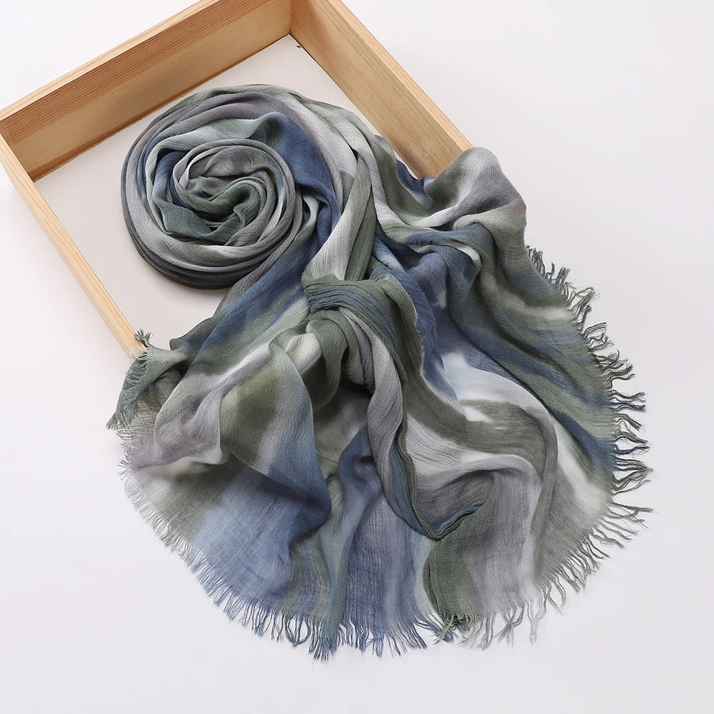 Lubana Tie-Dye Crinkle Modal Hijabs