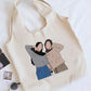 Hijabi Girl Print Tote Bag