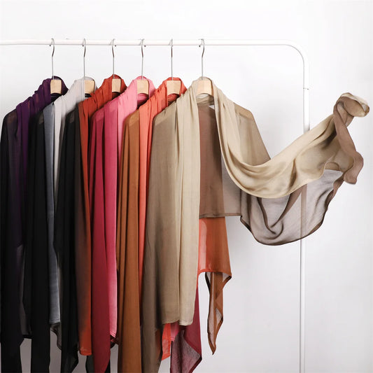 Ombre modal hijabs