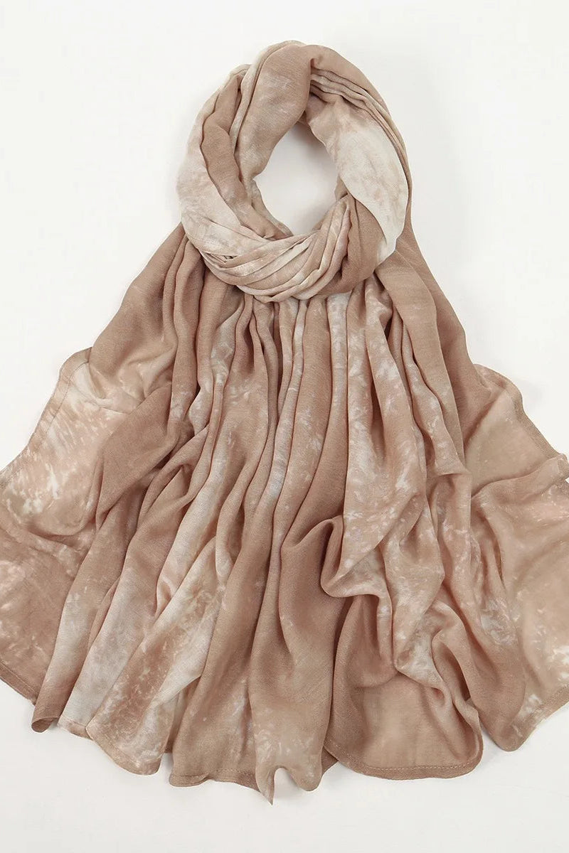 Alzubra Tie-Dye Patterned Scarves(12 Colors)