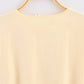 Hanam linen-look long top with slits