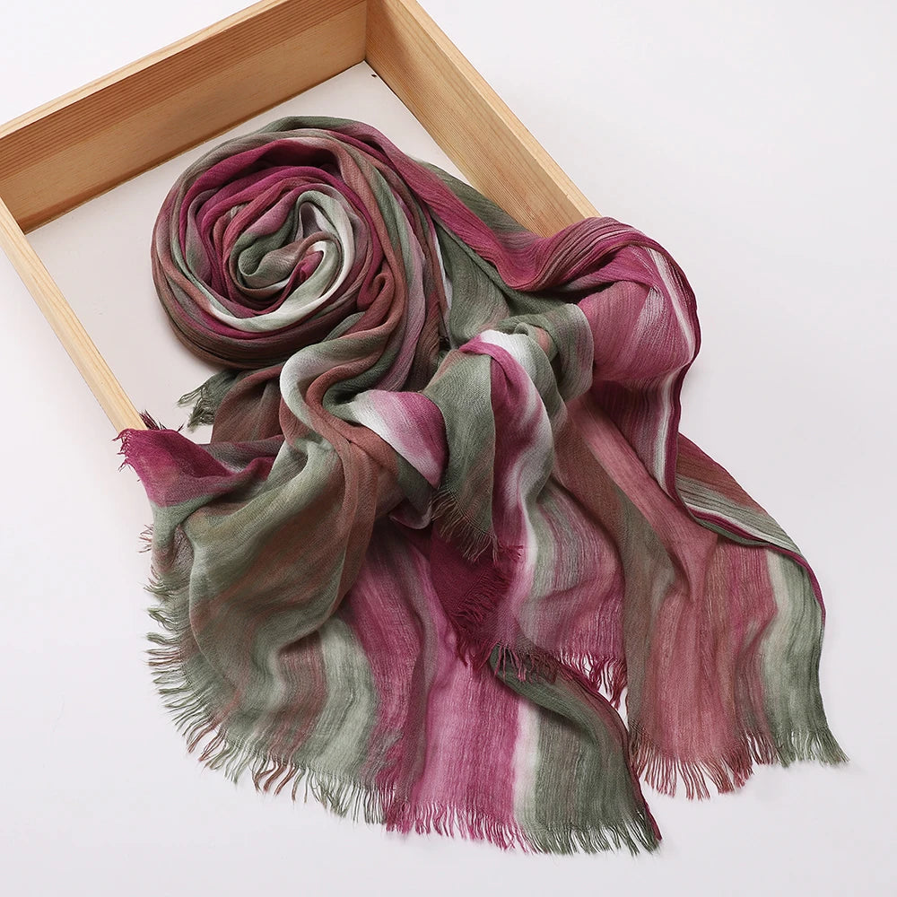 Lubana Tie-Dye Crinkle Modal Hijabs