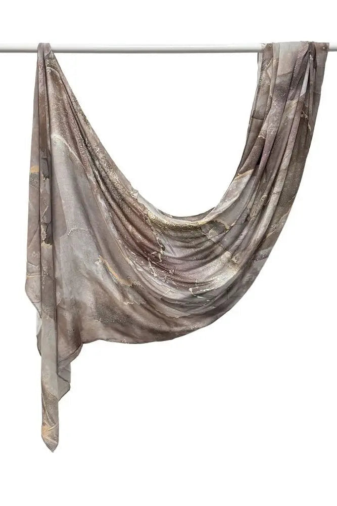Wrinkle proof viscose blend printed hijabs