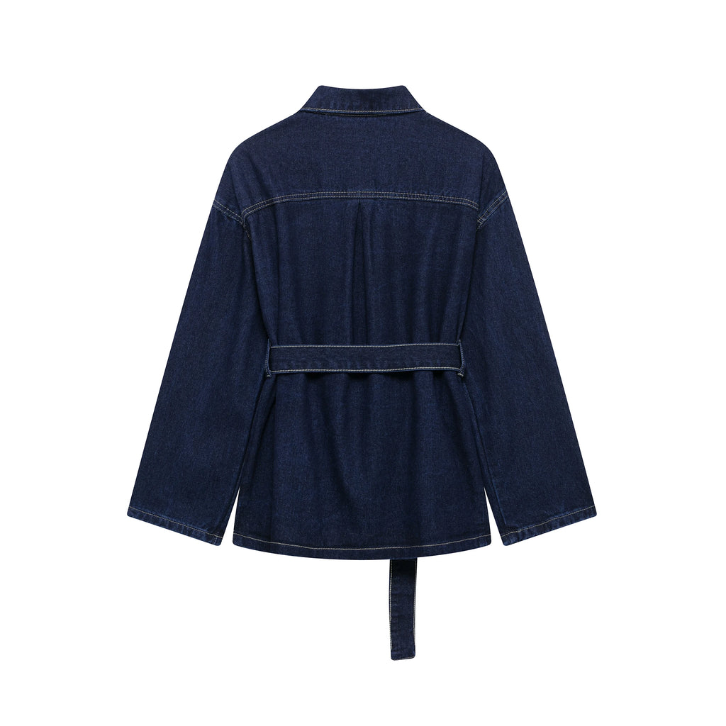 Nayla Belted Denim Co-ord Set