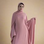 Kaheesha Inner tie abaya dress (8 Colors)