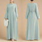 Maanah linen blend dress with slip - Linen Comfort Edition (3 Colors)