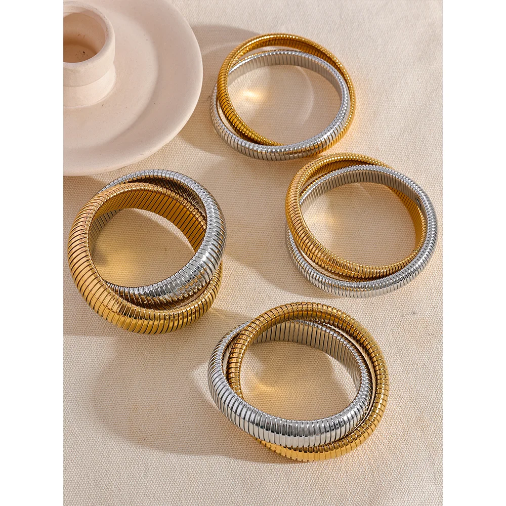 Luna Elastic  Punk Bracelet Bangle