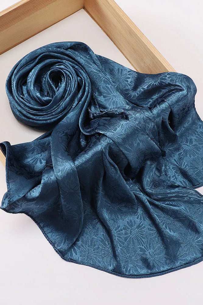 Layan Crepe satin Hijabs(12 Colors)