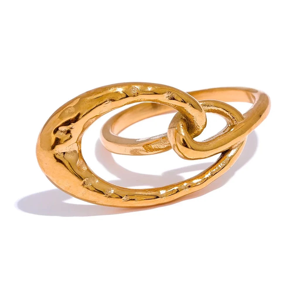 Alaia Irregular Geometric Ring(2 Colors)