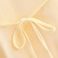 Hanam linen-look long top with slits
