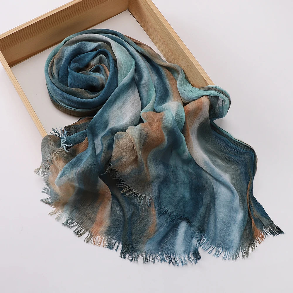 Lubana Tie-Dye Crinkle Modal Hijabs