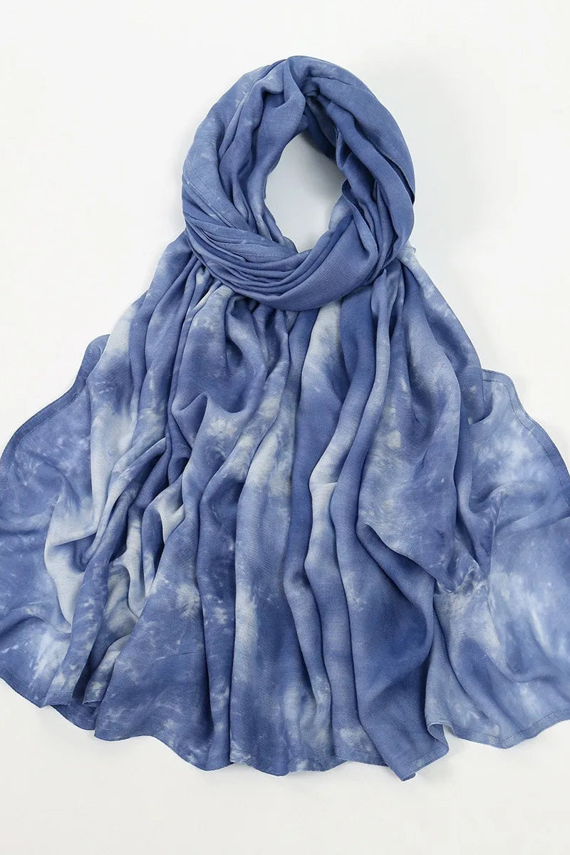 Alzubra Tie-Dye Patterned Scarves(12 Colors)