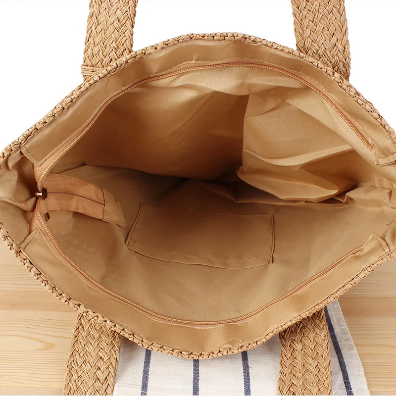 Elen Straw Woven Handbag (3 Colors)