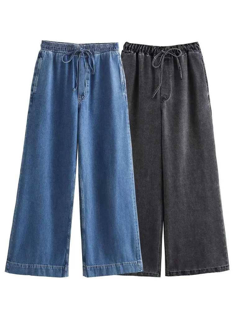 Heera denim coord set (2 Colors)