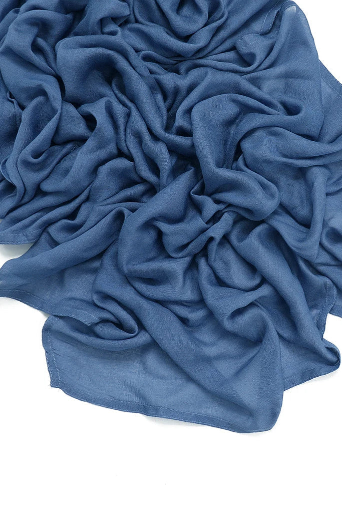 Azza Modal Hijabs Jeans blue
