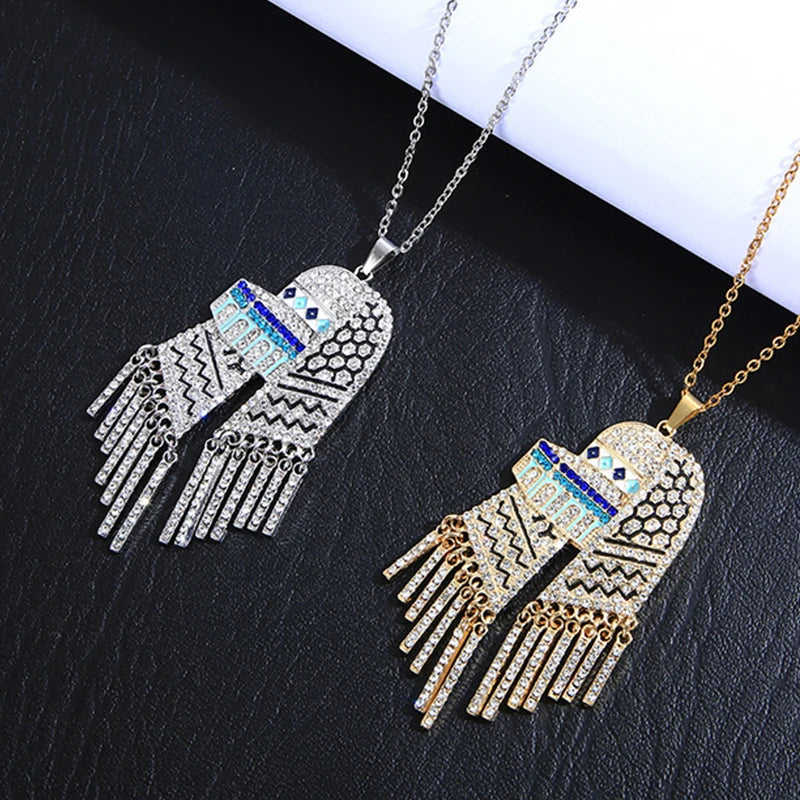 Al Aqsa Mosque Keffiyeh Pendant Necklace (2 colors)