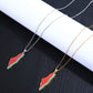 Crystal Watermelon Pendant Necklace and Bracelet (2 Colors)