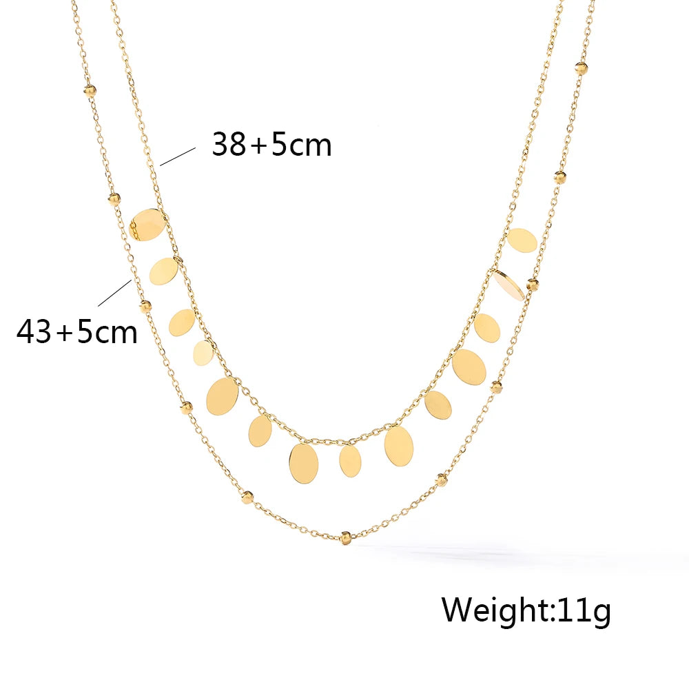 Lydia layered Necklace (4 patterns)