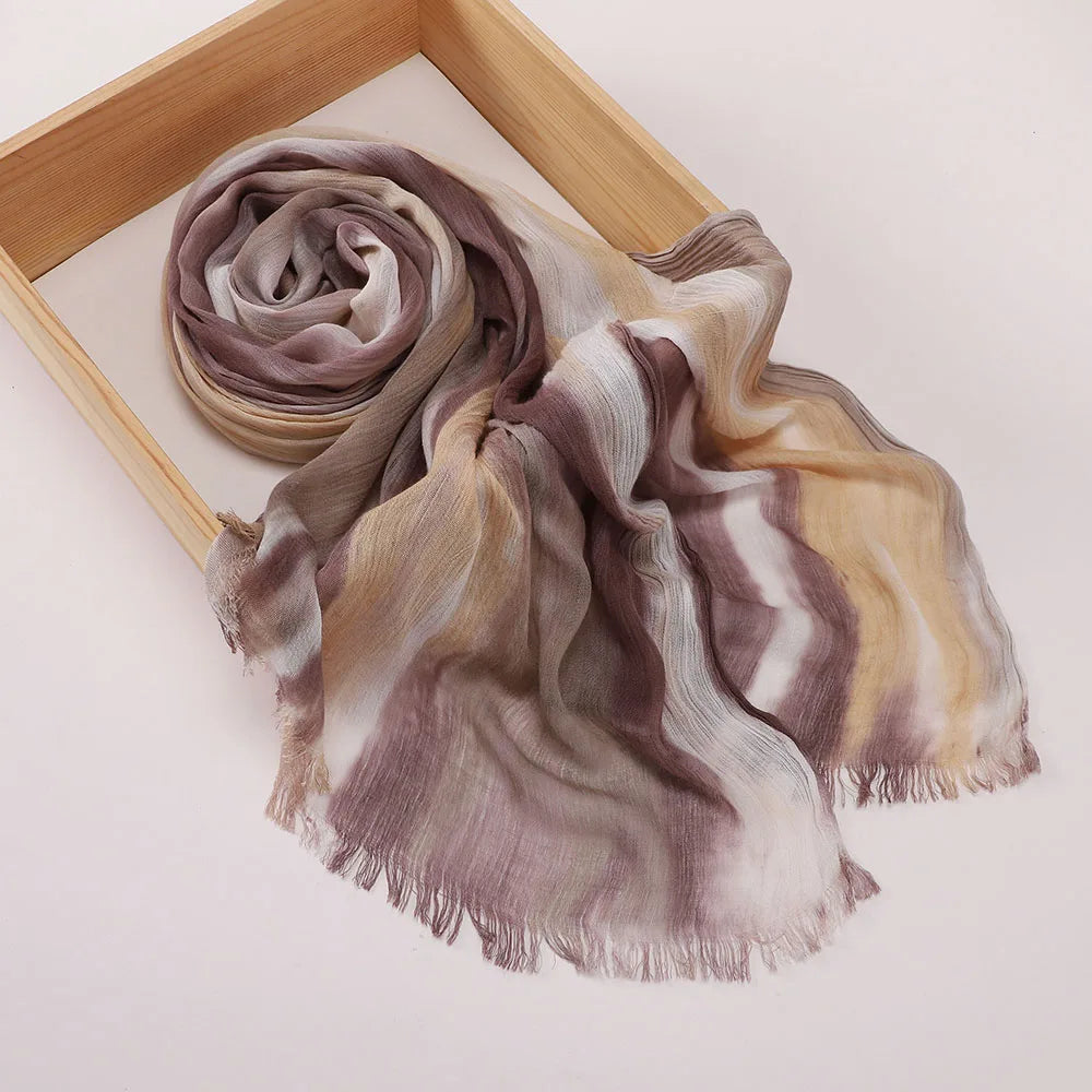 Lubana Tie-Dye Crinkle Modal Hijabs