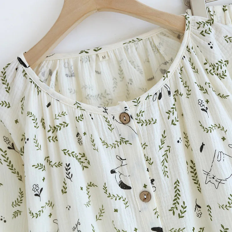 Cat Lover's Pajamas Set (2 Colors)