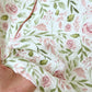 Phoebe Green Leaf Rose Printed Pajama set