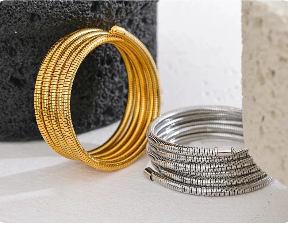 Chloe Wrap Bracelet Bangle(2 Colors)