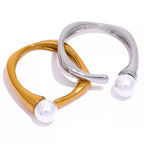 Athena Square Geometric Ring (2 Colors)