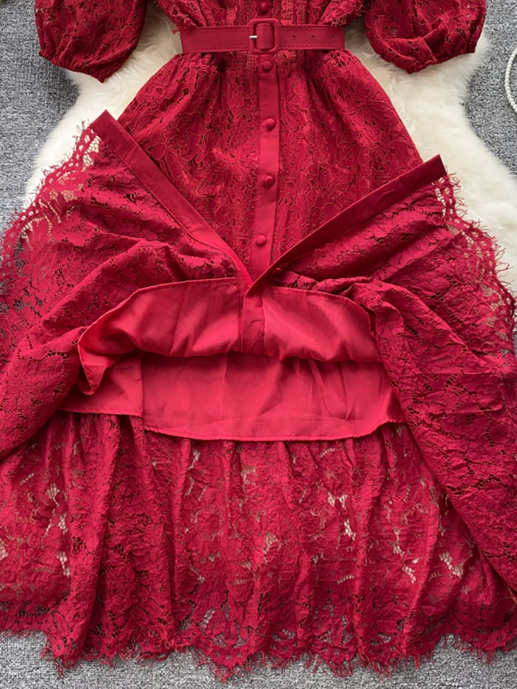 Abina Lace Dress (8 Colors)