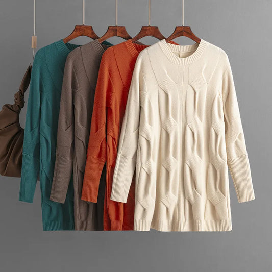 Emelia Knitted Soft Sweater(5 Colors)