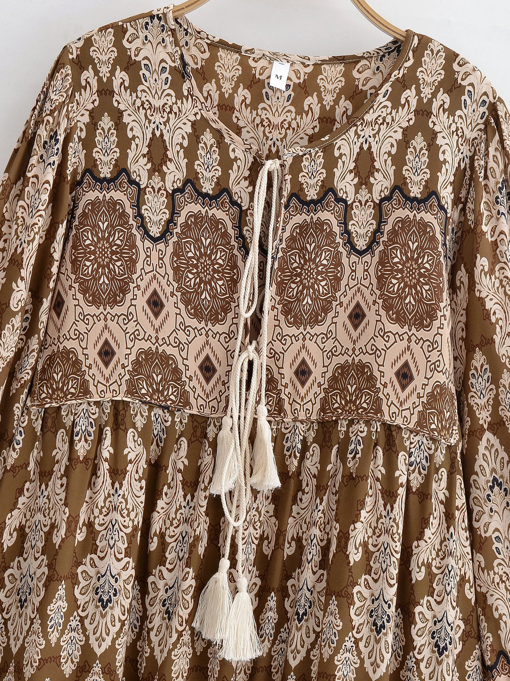 Kawthar Tassel-Tie Dress