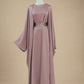 Isla Kaftan abaya set with stone chains (9 Colors)