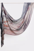 Water color Print Modal Hijab-Stormy Dusk
