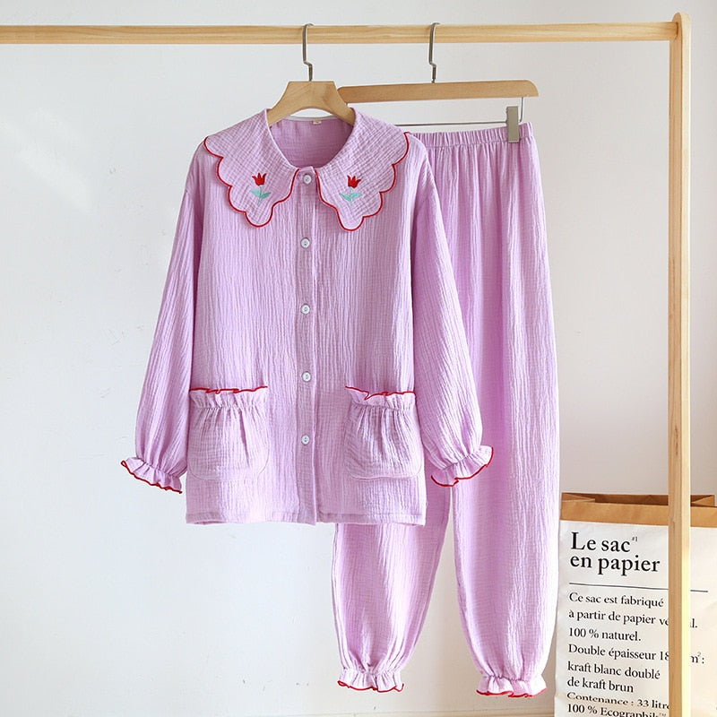 Fareeda Pajama set(4 Colors )