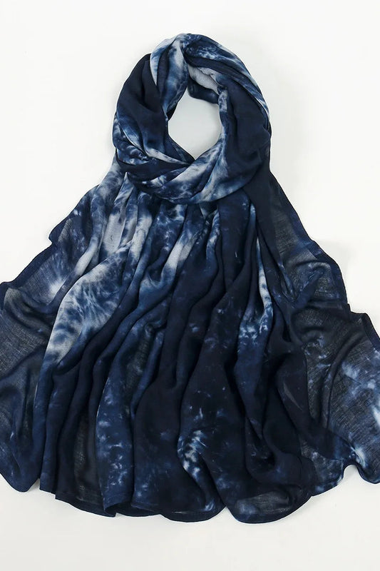 Alzubra Tie-Dye Patterned Scarves(12 Colors)