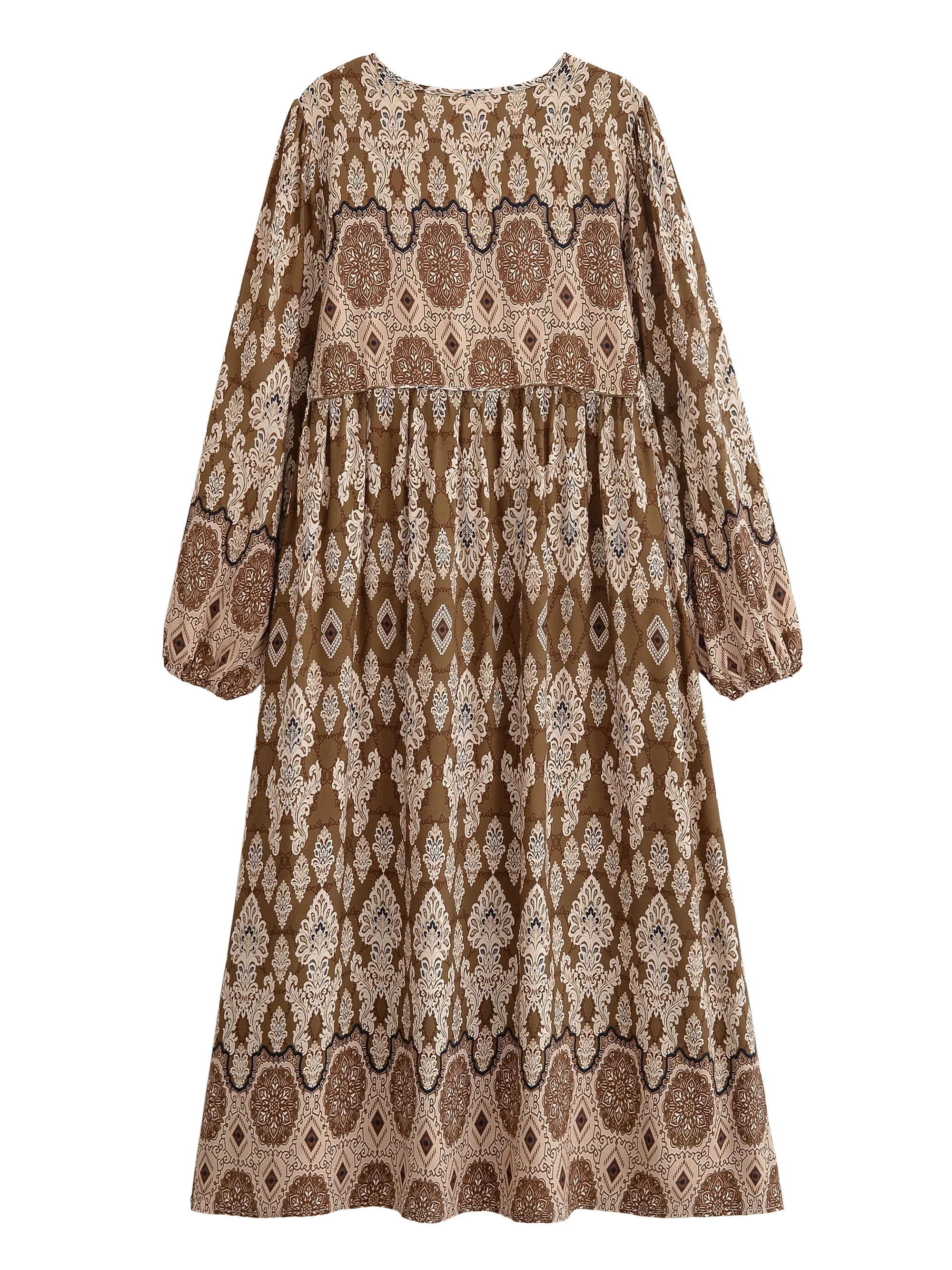 Kawthar Tassel-Tie Dress