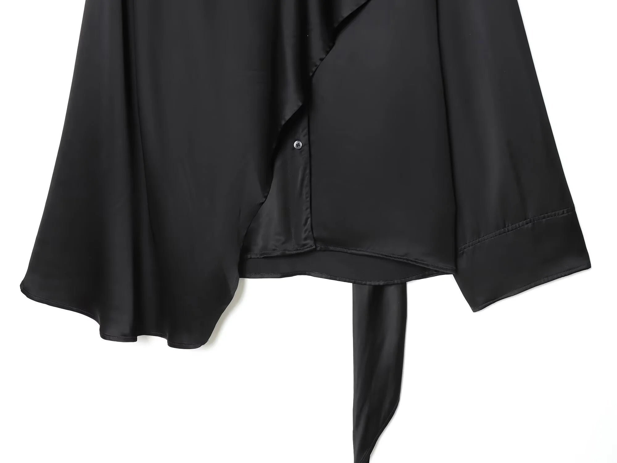 Bisharah Eclipse Drape Satin Top