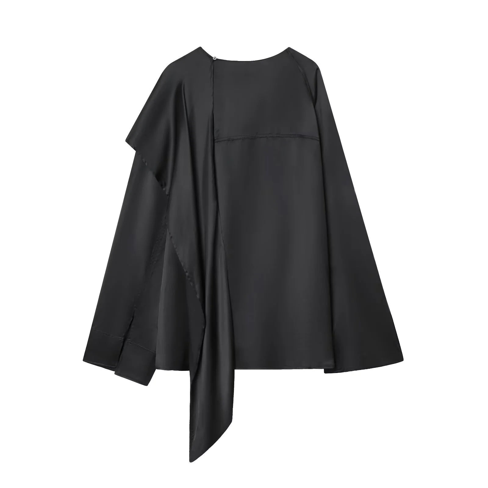 Bisharah Eclipse Drape Satin Top
