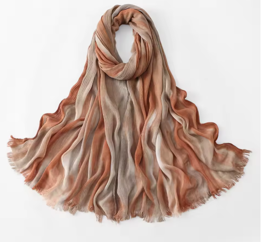 Lubana Blurred Stripe Crinkle Modal Hijabs