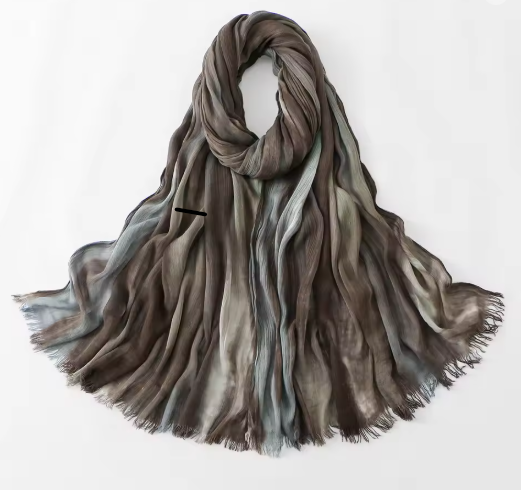 Lubana Blurred Stripe Crinkle Modal Hijabs